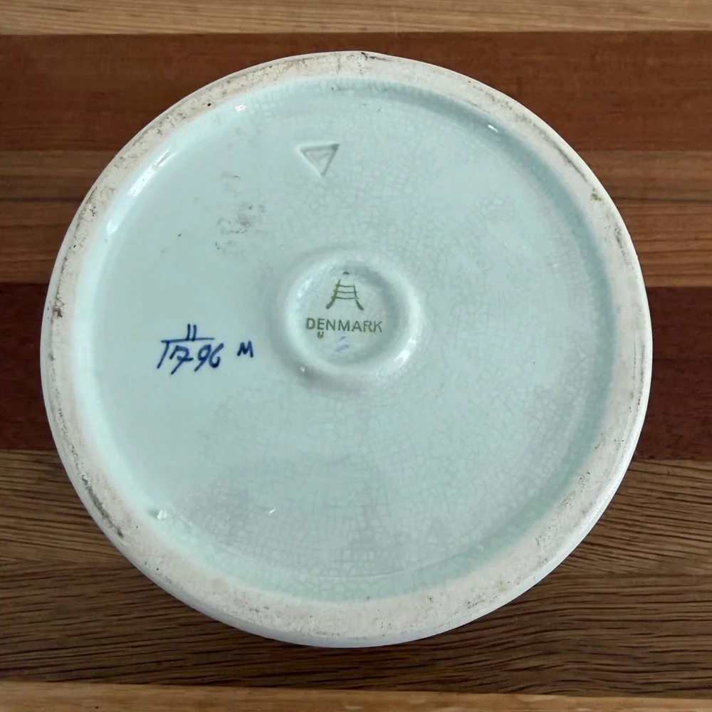 Royal Copenhagen Tranquebar Blue Candle Holder